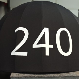 Fabric cutting for sewing and image application were done during work at another company, IL, 2023