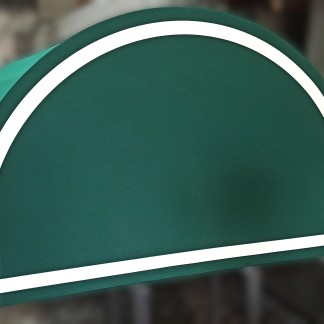 Process view — masking and paint application in progress (completed while employed at a previous company), IL, 2023