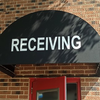 Angled view — former employer (cutting & lettering), IL, 2023