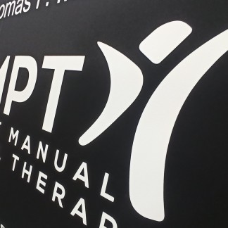 Process — layout, masking & painting awning (prev. employer)